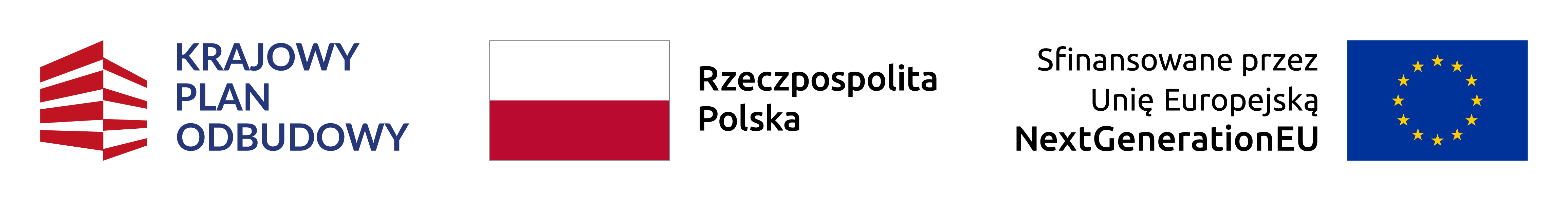 grafika przedstawia logotypy KPO