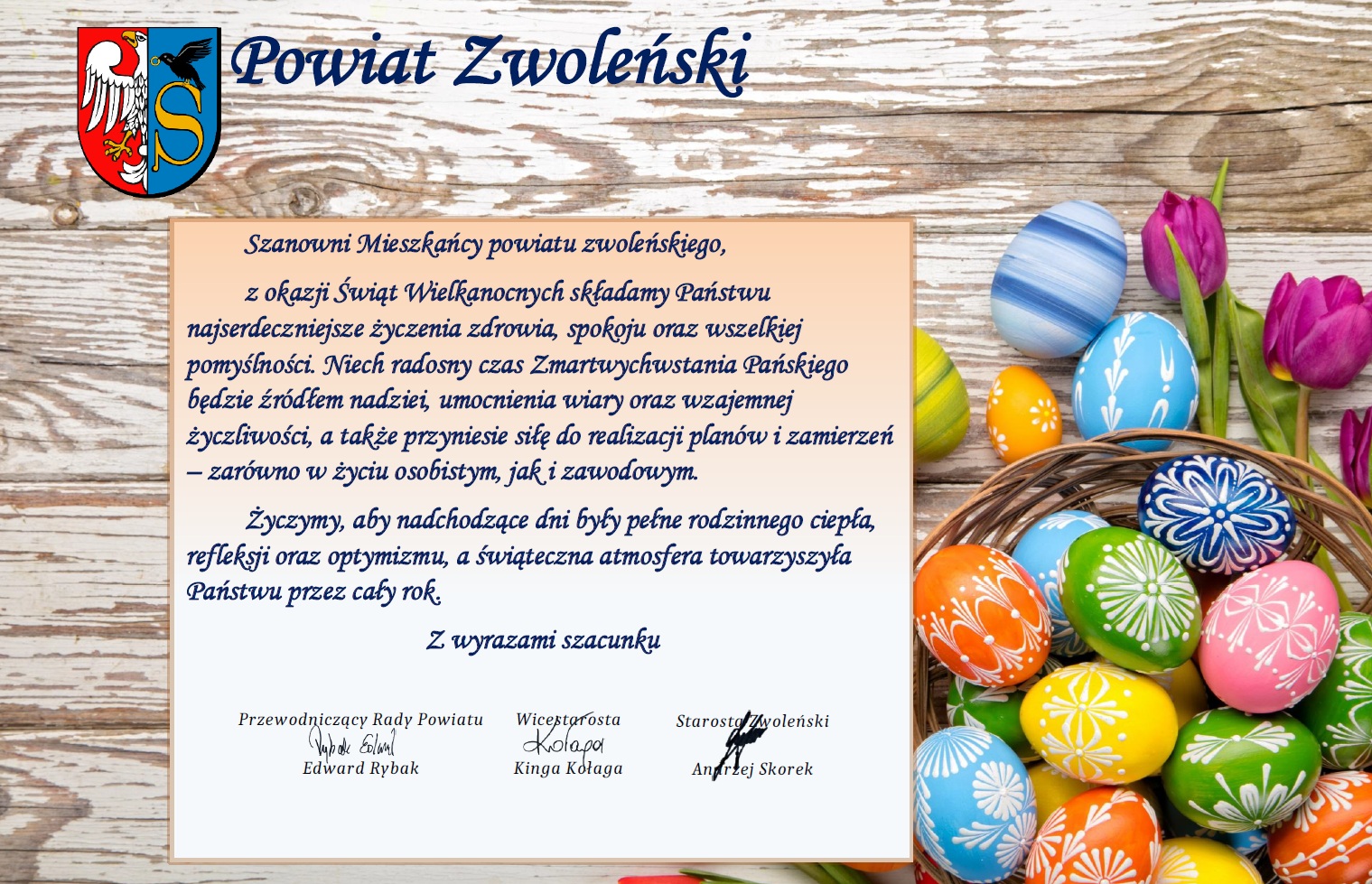 Życzenia Wielkanocne